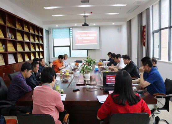 武漢廣水商會領(lǐng)導(dǎo)到湖北廣建建筑有限公司調(diào)研